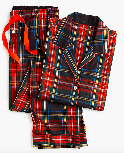 Vintage pajama set in Stewart tartan