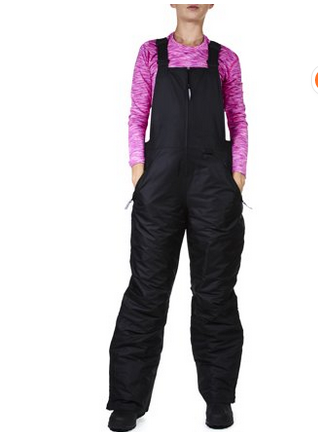 ski trousers - Arctic Quest Women's Water Resistant Insulated Ski and Snow Bib