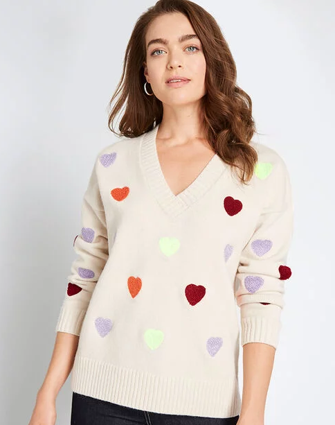 Heart Sweater for Valentine's Day