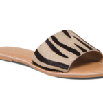 Zebra Haircalf One Band Sandals