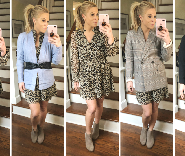 5 ways to wear leopard print dress