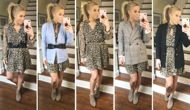 5 ways to wear leopard print dress