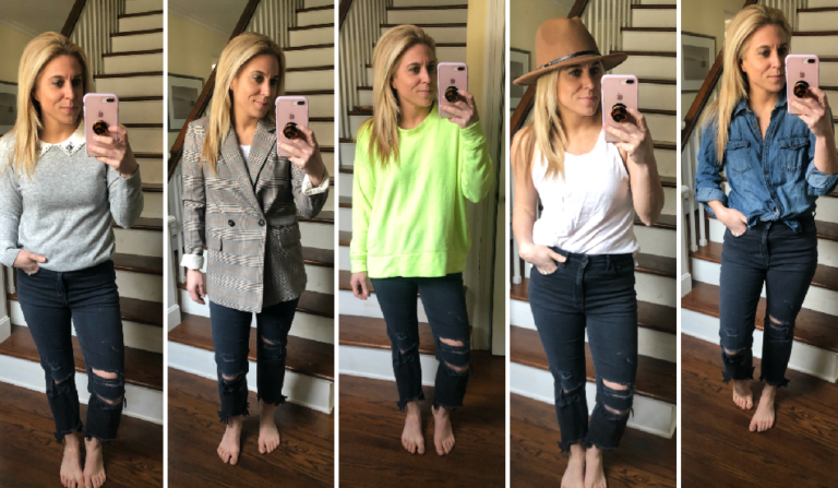 Black Ripped Jeans: 5 Ways to Style - Stylish Life for Moms
