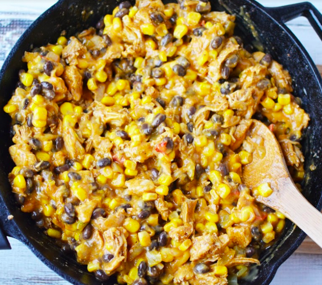 Taco Casserole with Chicken - Stylish Life for Moms