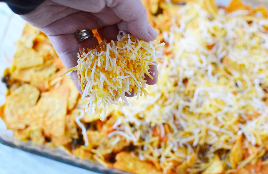 Taco Casserole with Chicken - Stylish Life for Moms