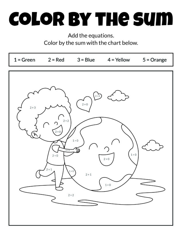 Math Coloring Worksheets