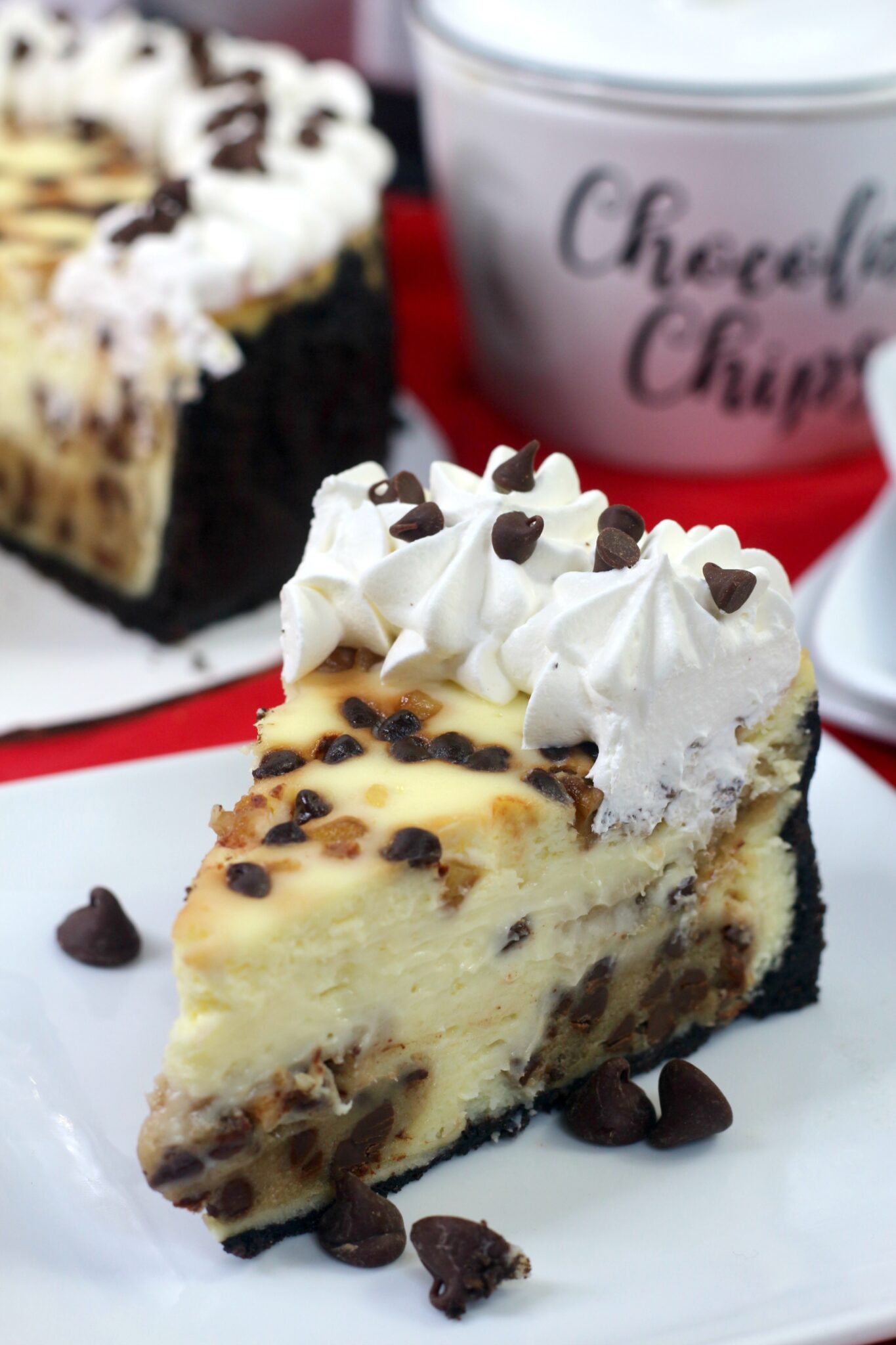 Instant Pot Chocolate Cheesecake (Chocolate Chip Cookie Dough ...