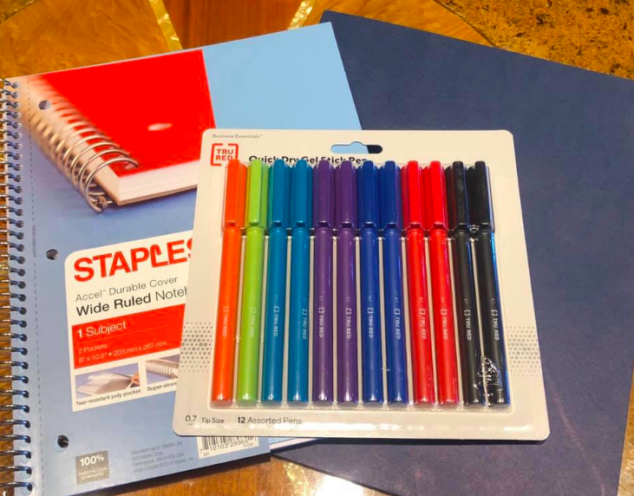 Staples Accel 1-Subject Notebook