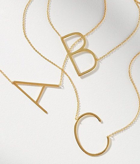 Monogram Jewelry - Top Favorite Monogram Necklaces