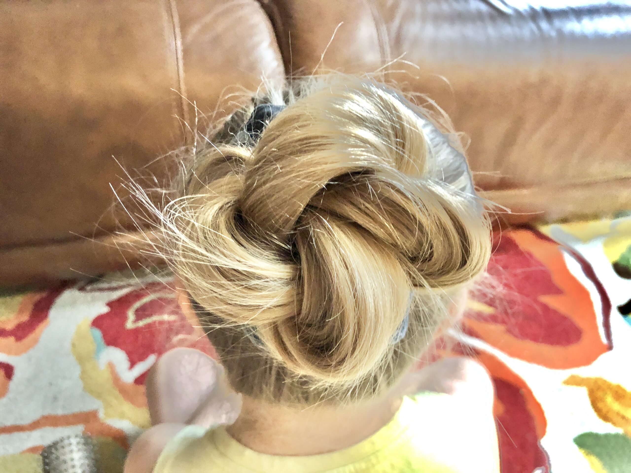 messy buns for medium length hair