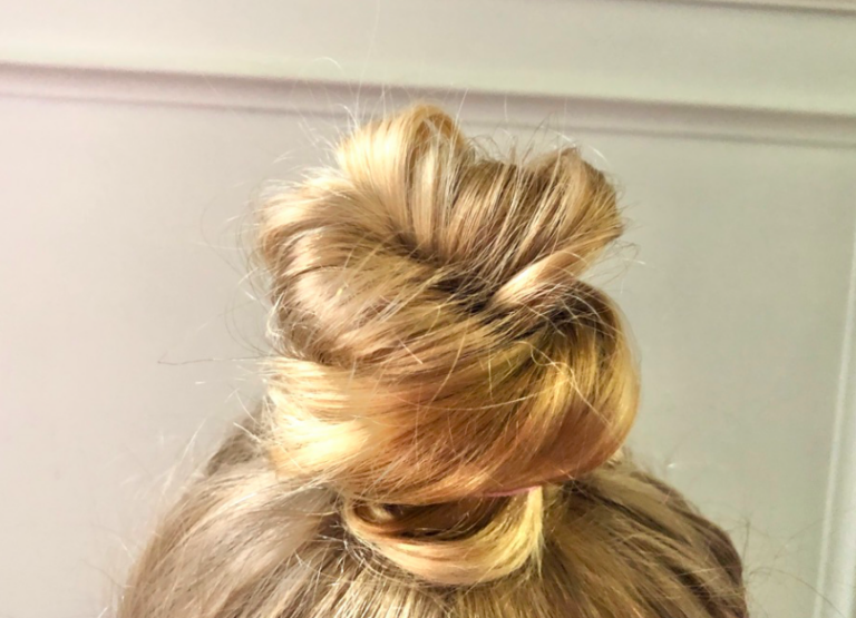 How to Do a Top Knot in Less Than a Minute Stylish Life for Moms