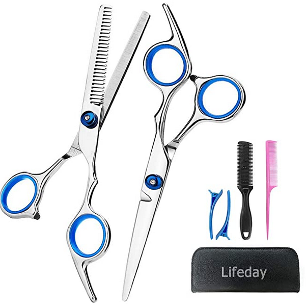 Hair Cutting Scissors Set - 7 Pcs