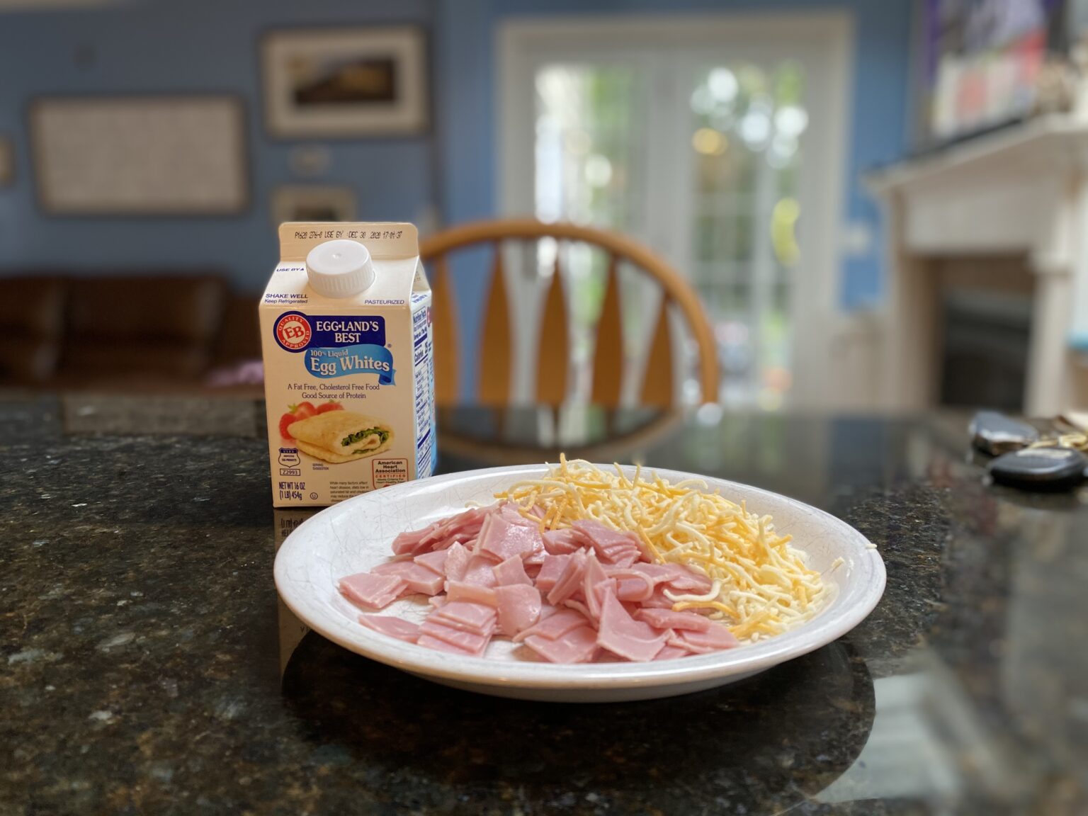Egg White Ham and Cheese Omelette Recipe - Stylish Life for Moms