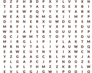 Thanksgiving Word Search printable