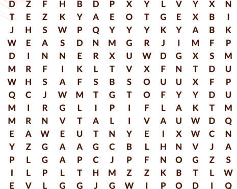 Thanksgiving Word Search printable