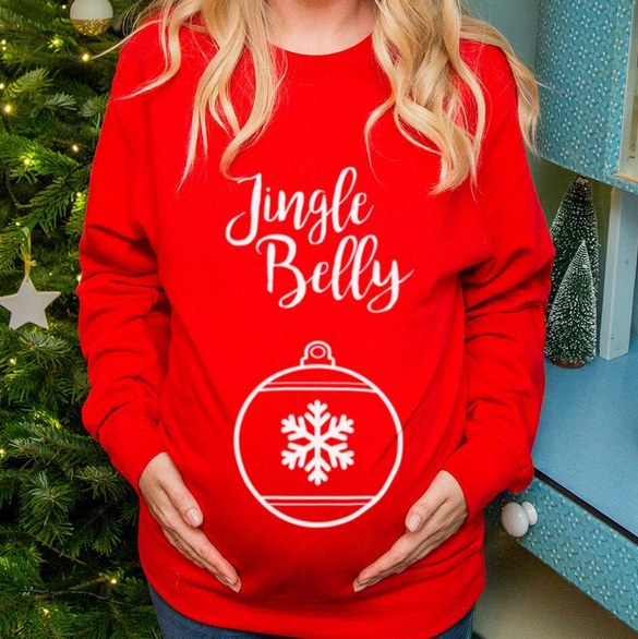 thumbnail image 2 of Cozy Christmas Sweatshirt For Women - Long Sleeve Raglan Snowflake Plaid Holiday Top 2 of 3