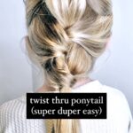 how to do a ponytail twist hairstyle