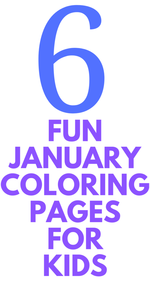 January Coloring Pages for Kids