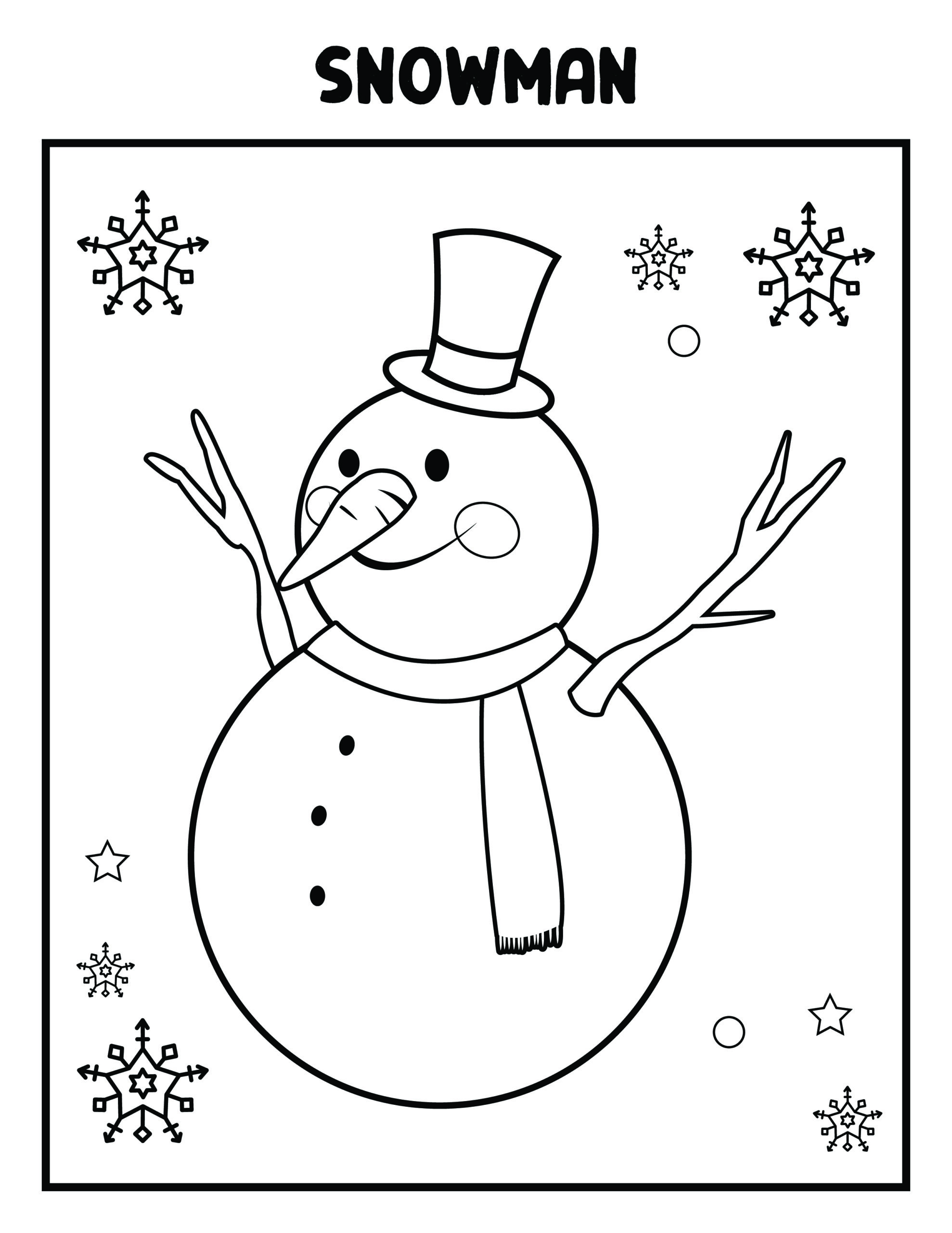 January Coloring Pages for Kids 6 FREE ONES Mom Generations