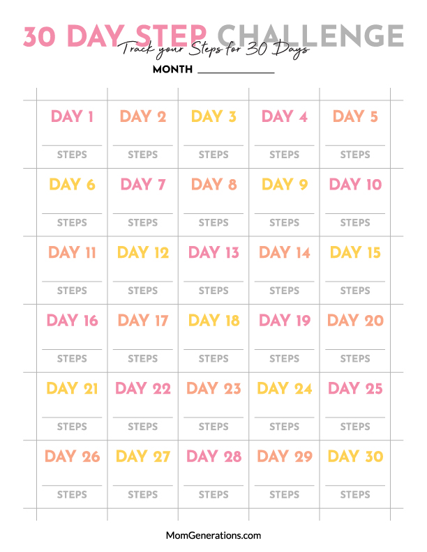 30 Day Walking Challenge