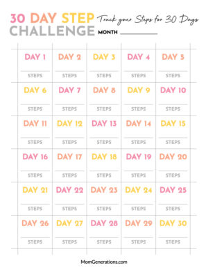 30 DAY Walking Challenge - Stylish Life for Moms