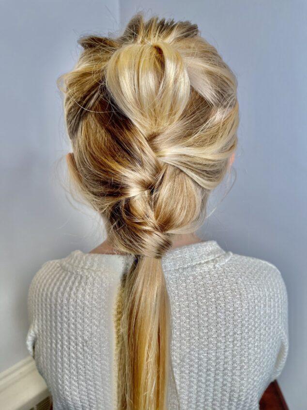 how to do a ponytail twist hairstyle