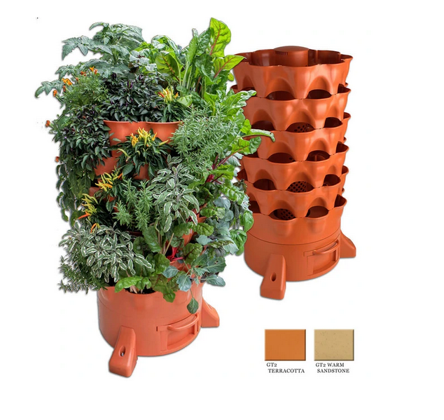  Garden Tower® 2: 50-Plant Composting Vertical Garden Planter