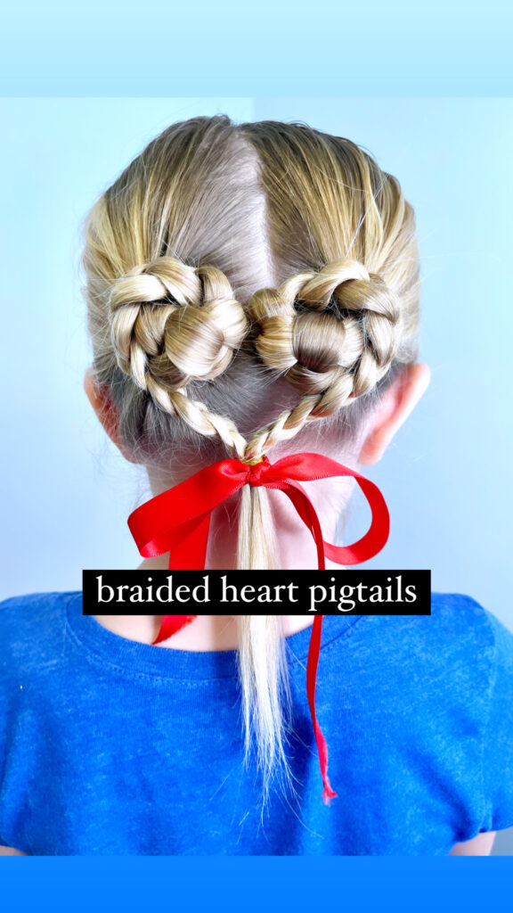 Heart Hair Braid Hairstyle