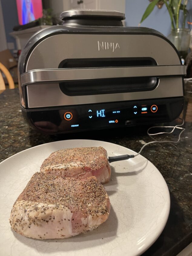 Sea Salt and Cracked Black Pepper Pork Loin Chop