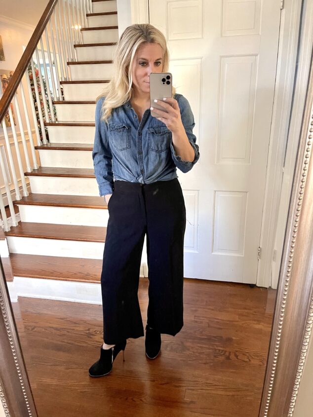 What to Wear with Wide Leg Pants