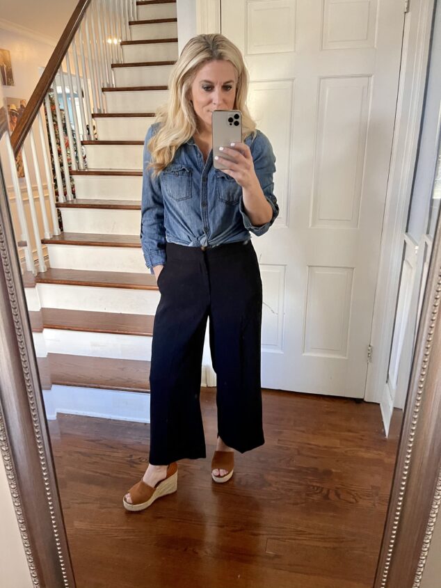 What to Wear with Wide Leg Pants