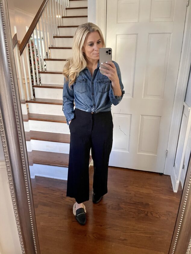 What to Wear with Wide Leg Pants