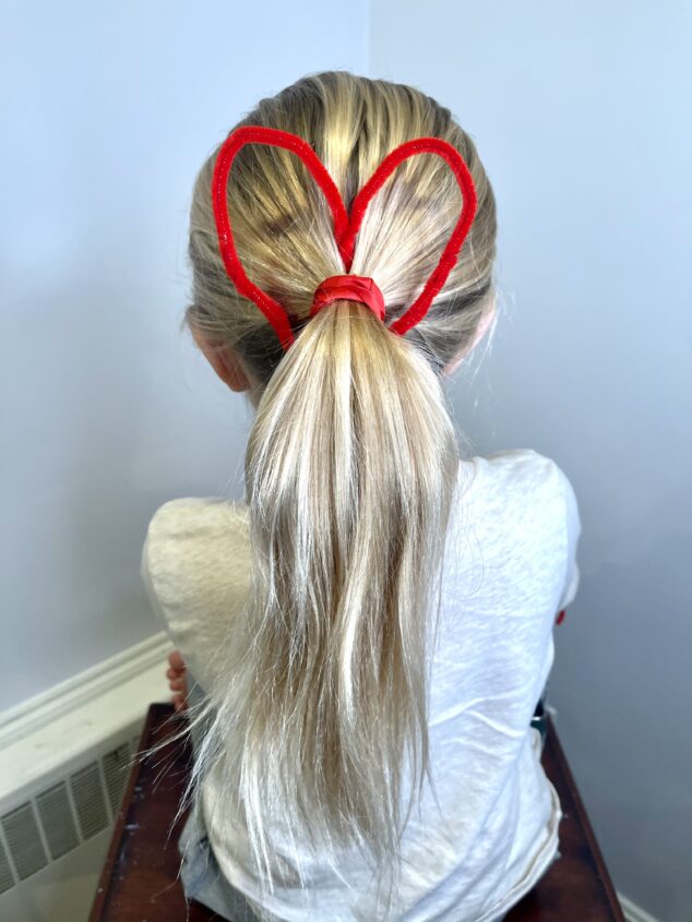 Heart Braid Hairstyle for Valentine's Day