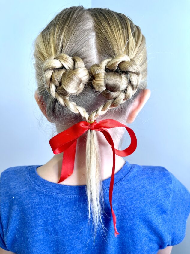 Heart Hair Braid Hairstyle