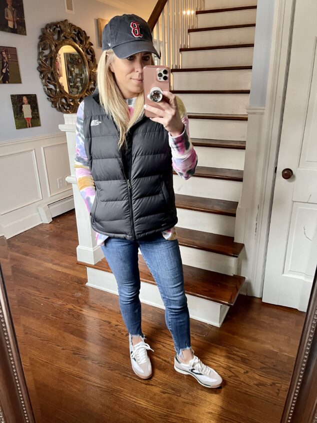 How to Style a Puffer Vest - 5 Ways to Wear - Stylish Life for Moms