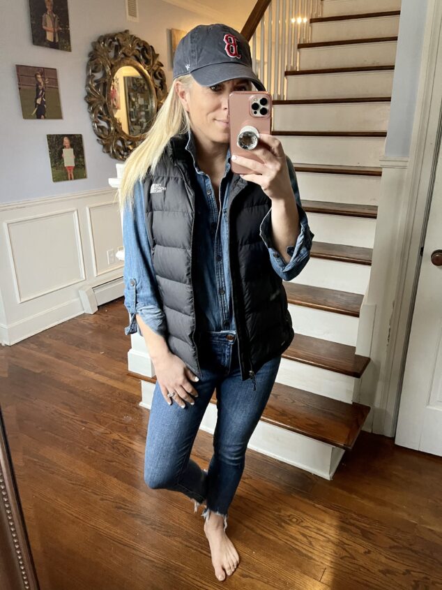 What to wear with a puffer vest