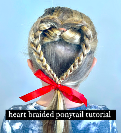 Heart Hairstyles for Valentine's Day