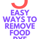 how to remove food dye from your hands
