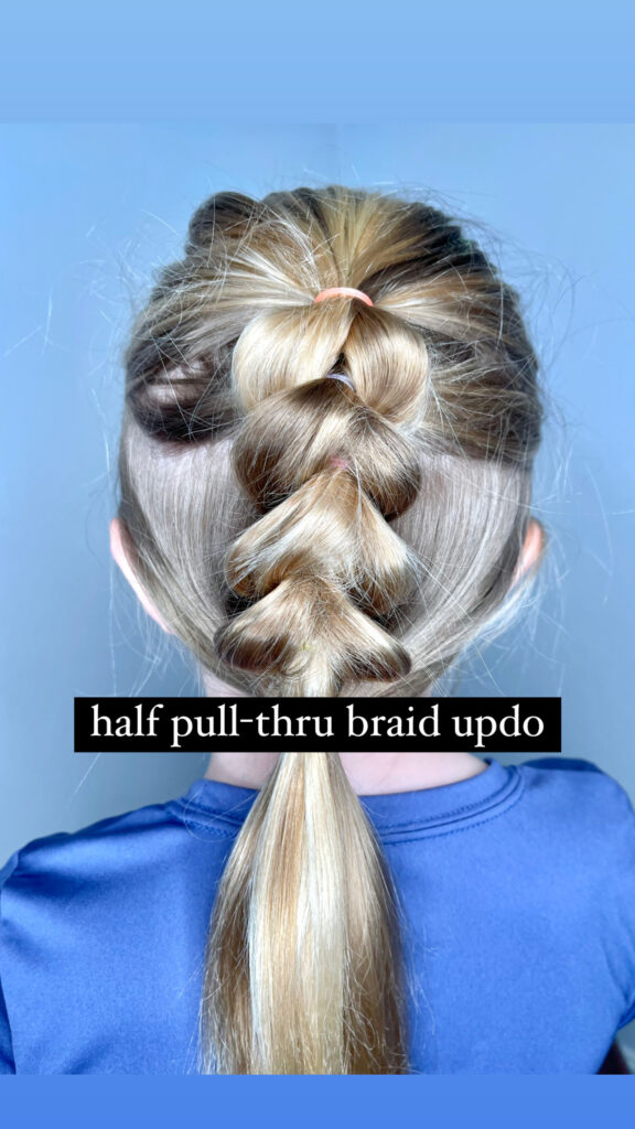 Pull-Thru Ponytail - Cute Girls Hairstyles