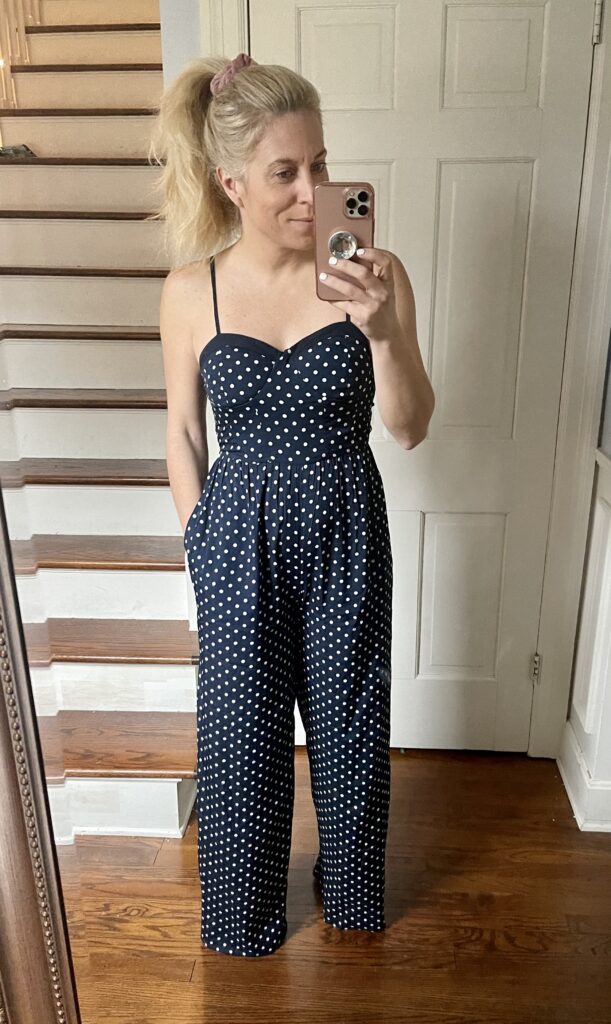 Jumpsuit with Built-In Bra