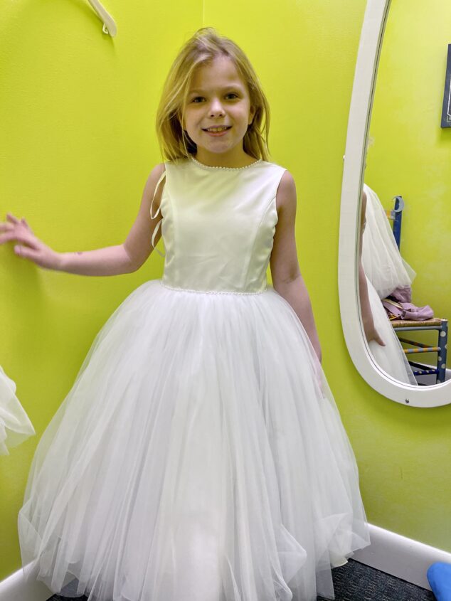 White communion dresses outlet macy's