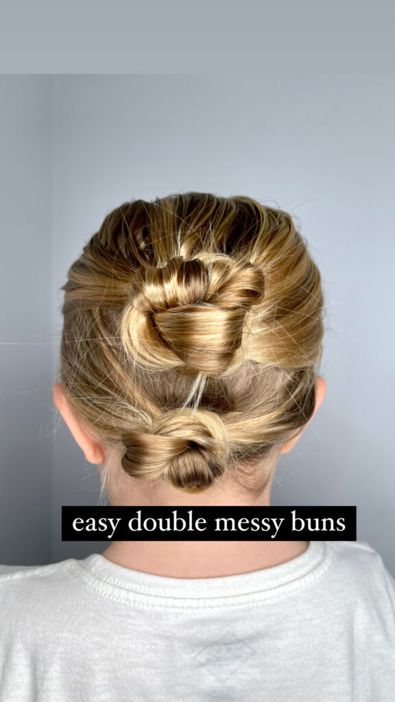 easy buns for long hair