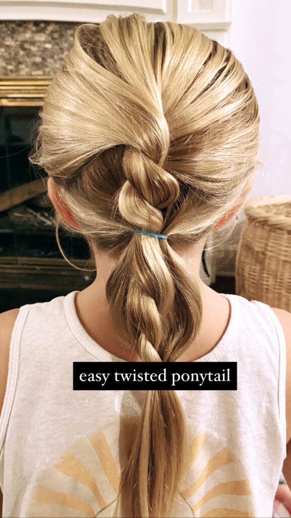 Easy Updo Twist Hairstyle