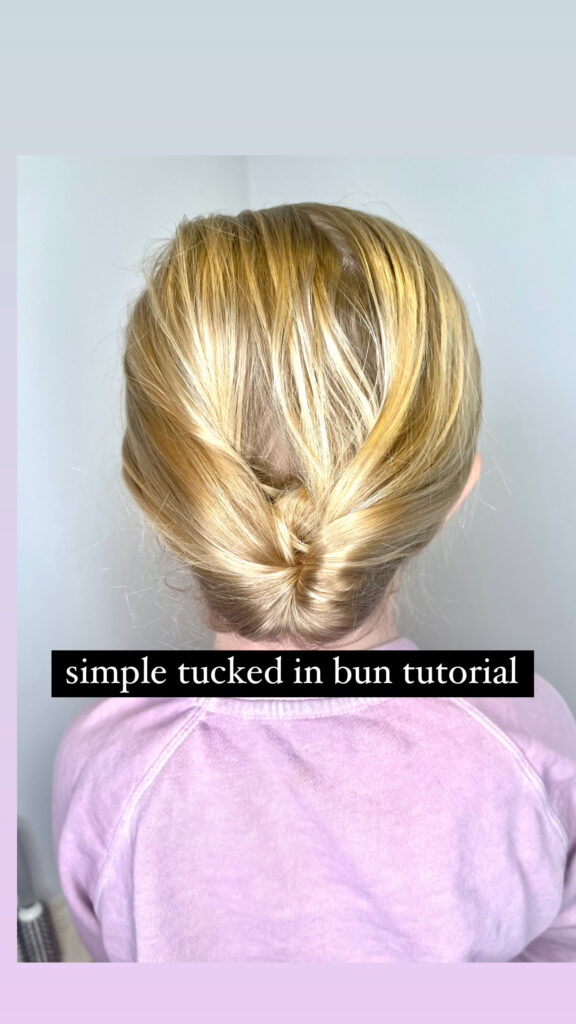 Tucked Bun Hairstyle