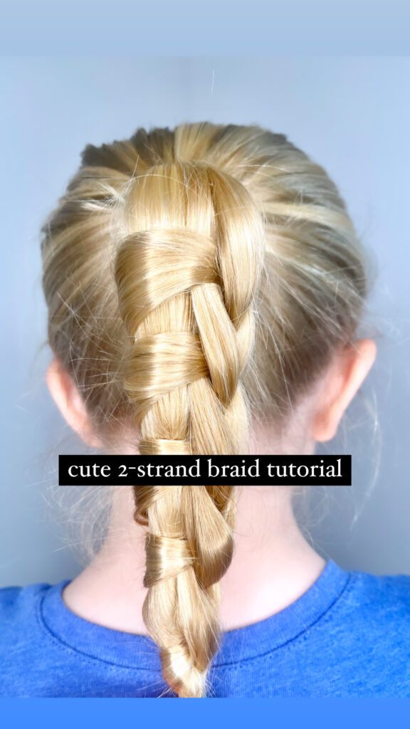 Cute 2-Strand Braid Tutorial