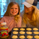 Easy Peanut Butter Banana Muffins made with MUSSELMAN’S AppleSauce
