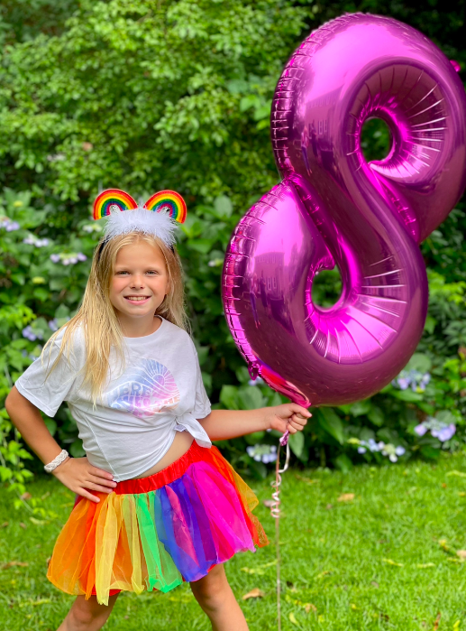 8th birthday girl