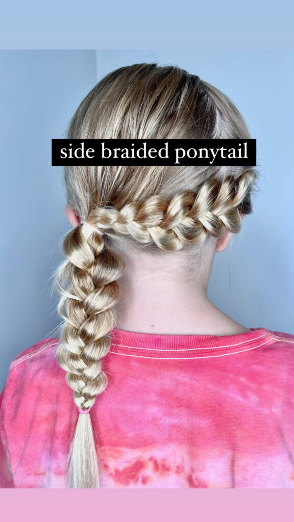 Side Braided Ponytail