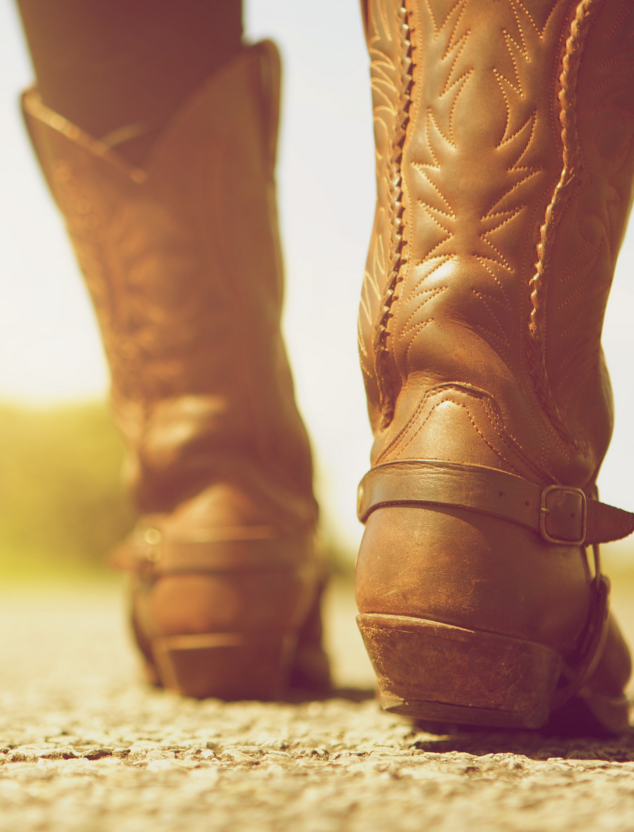 cute cowboy boots to wear with dresses