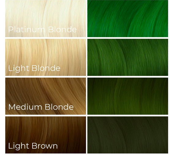 Looking for green semi permanent hair dye